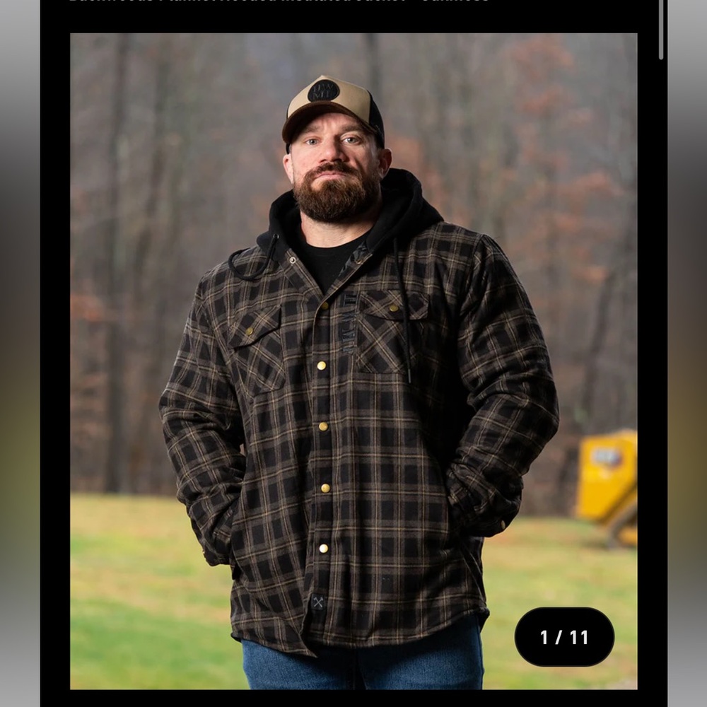 All American Roughneck Oakmoss Backwoods Flannel Jacket
